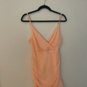 Peach Chiffon Dress